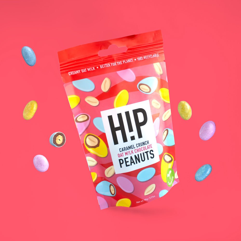 Caramel Crunch Chocolate Peanuts Vegan H!P Oat M!lk Chocolate H!P