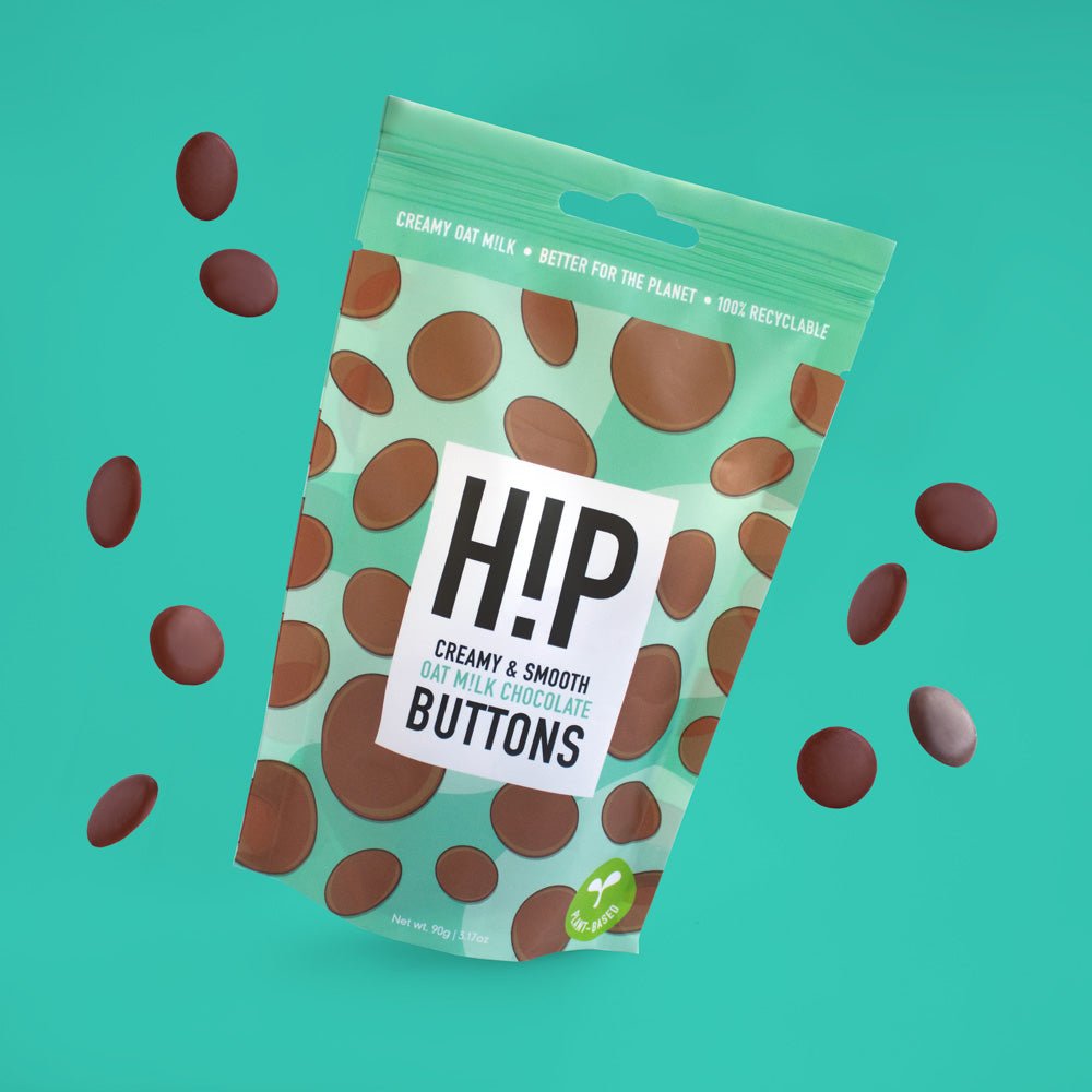 Oat M!lk Chocolate Buttons Vegan Chocolate H!P Chocolate